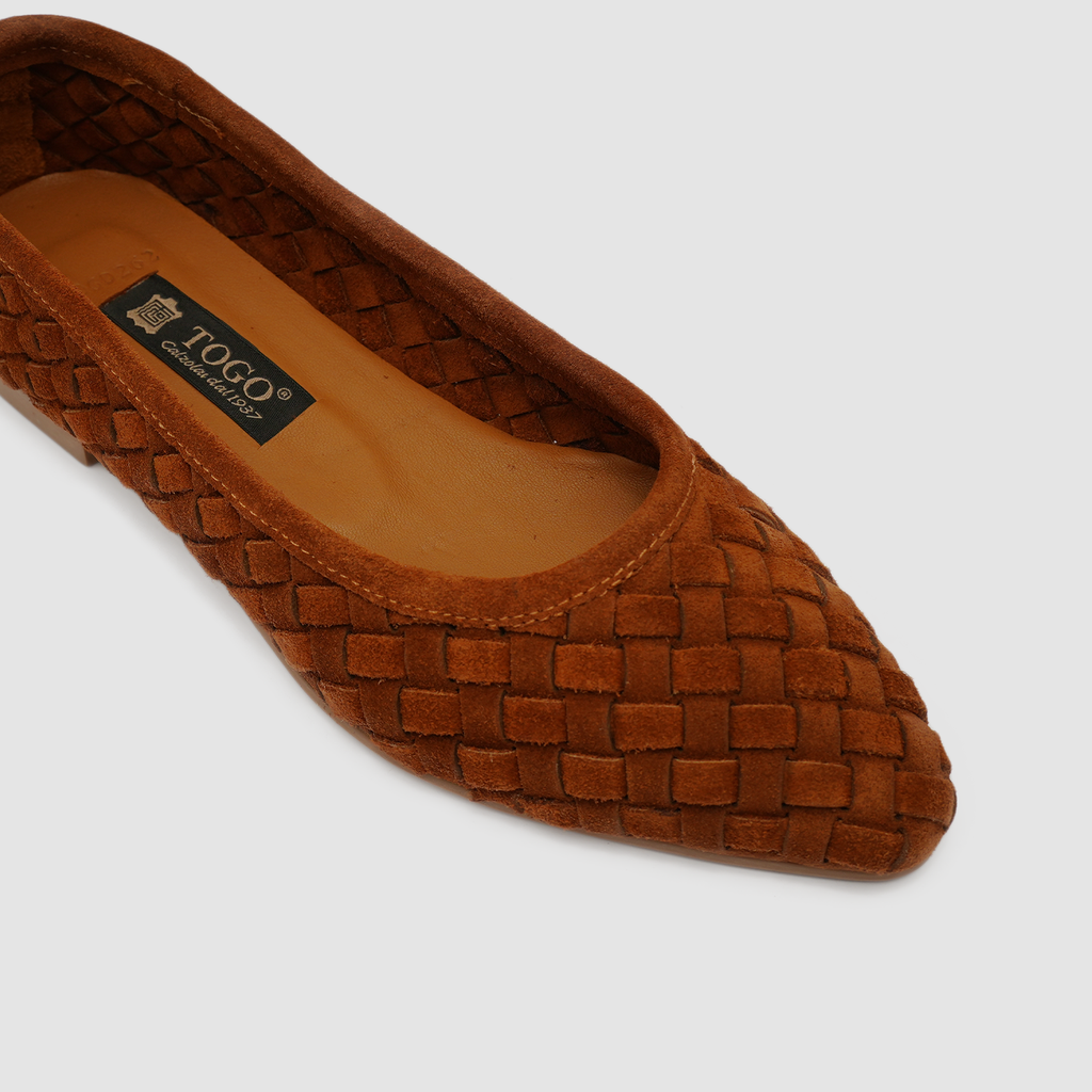 Kadın Deri Süet Babet [060262]