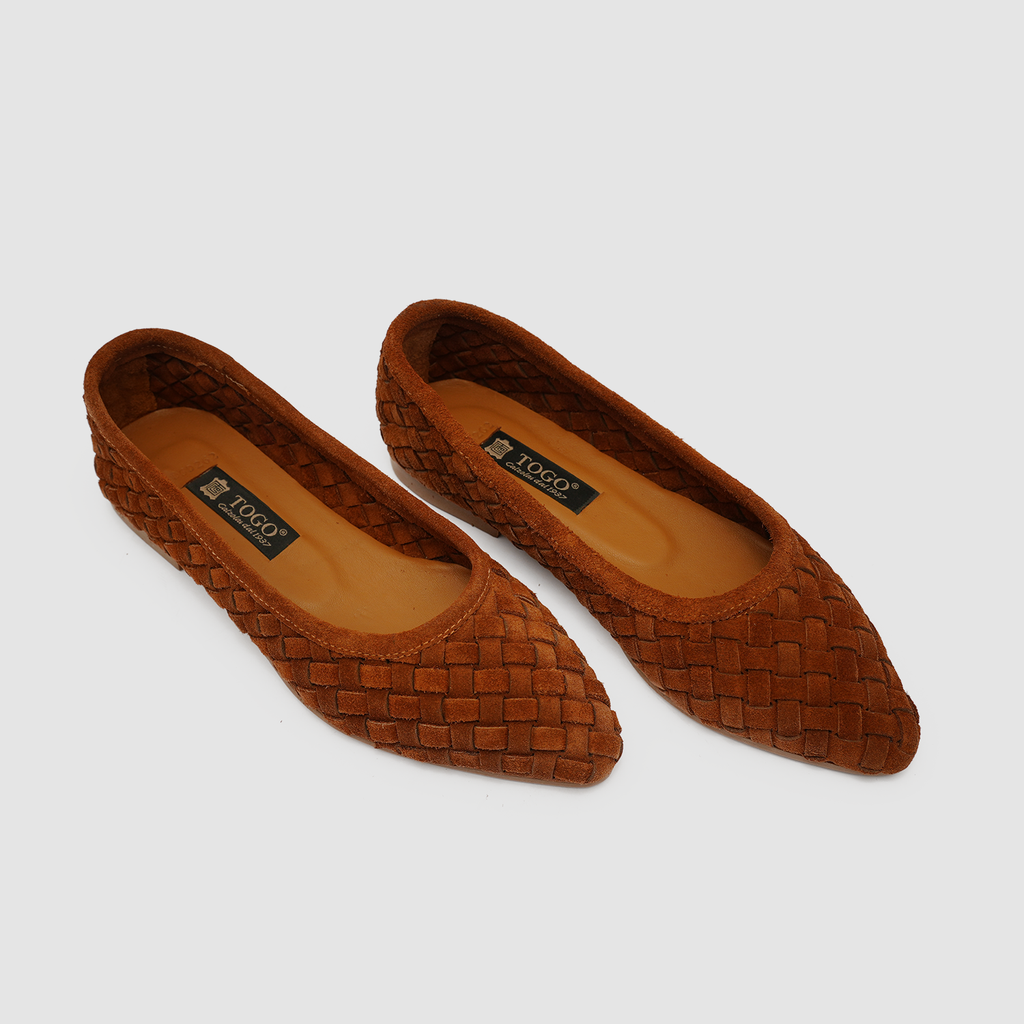 Kadın Deri Süet Babet [060262]