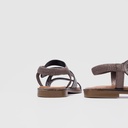 Kadın Taşlı Düz Sandalet [060139]