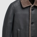 Erkek Kürklü Deri Mont [810065]