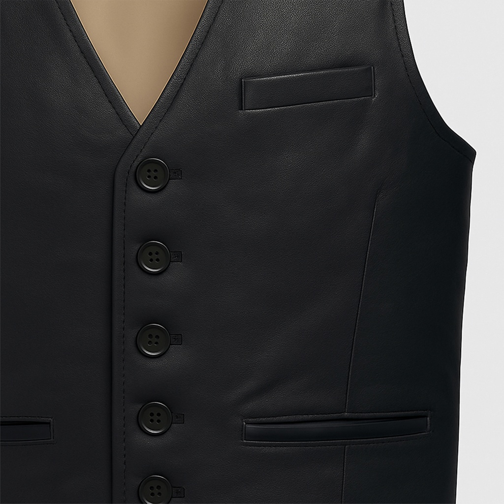 Erkek Deri Yelek [810066]