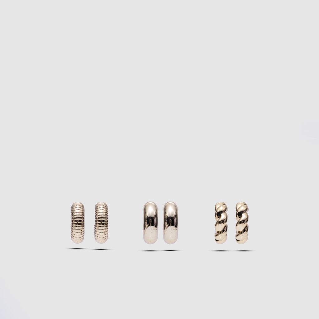 Kadın 3'lü Küpe Seti [020039]