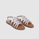 Kadın Taşlı Düz Sandalet [060137]