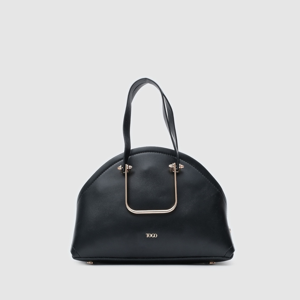 Women Hand Bag With Metal Handle [930035] 