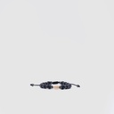 Men Matte Barley Onix Rope Wristband [910058] 
