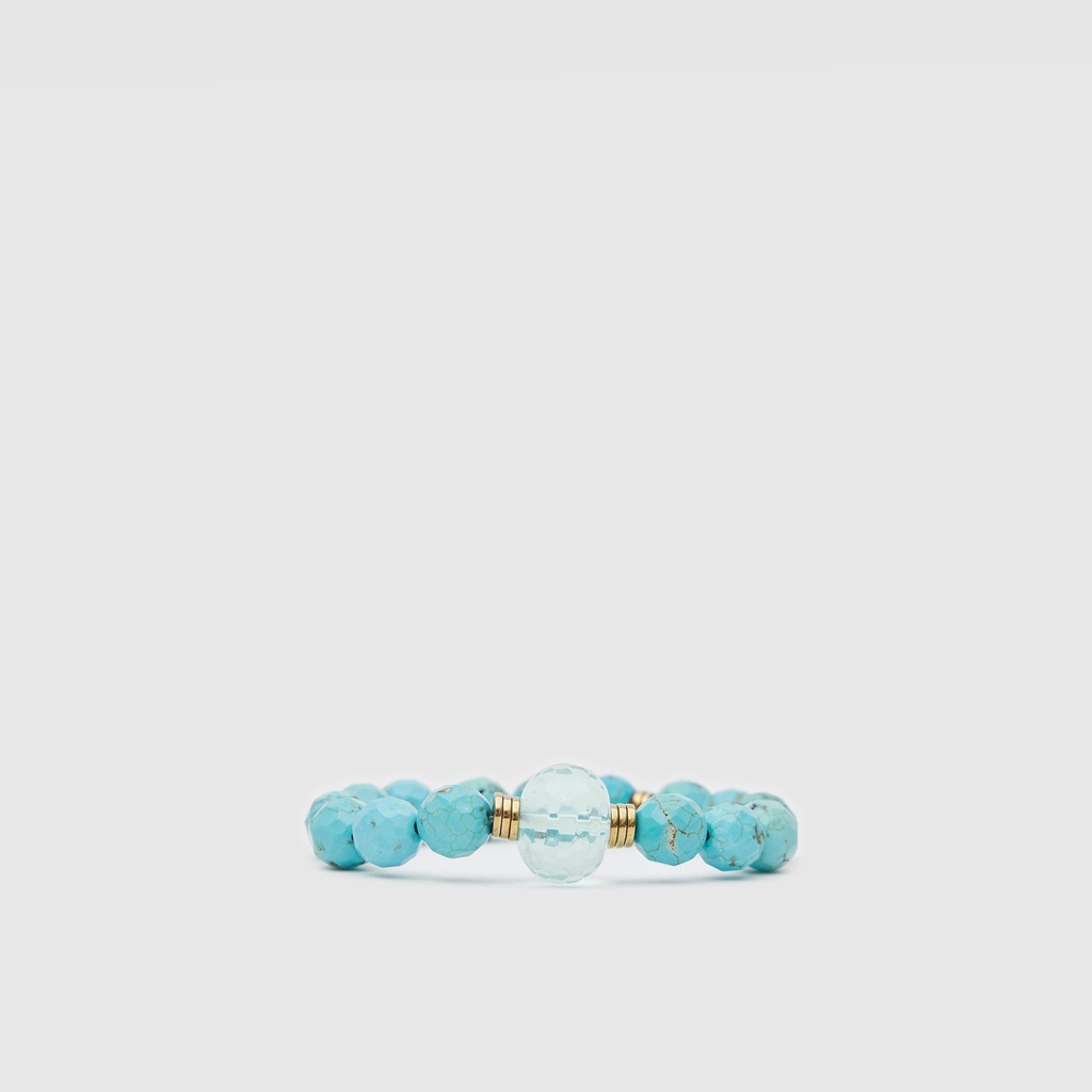 Women Turquoise Natural Stone Bracelet [910036]