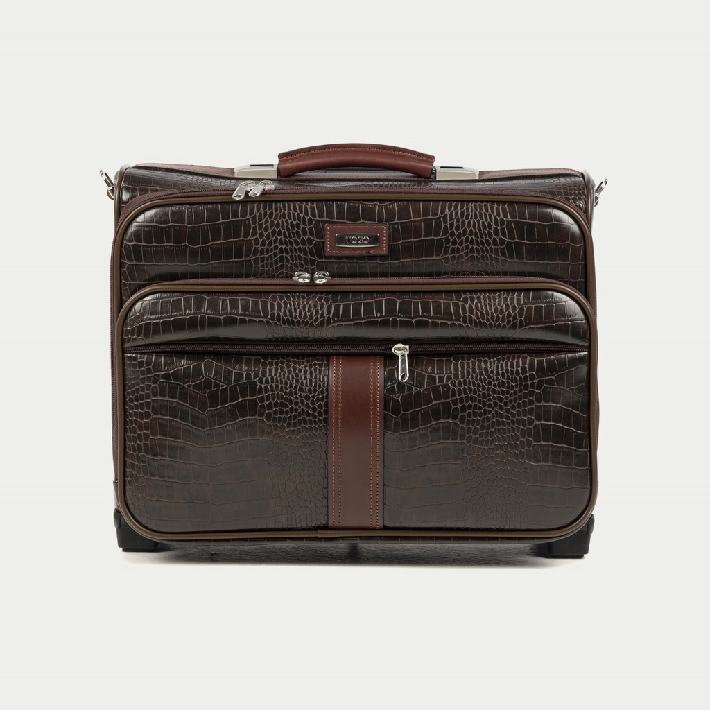 Unisex Pilot Leather Suitcase [990009]