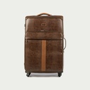 Unisex Large Leather Suitcase [990038]